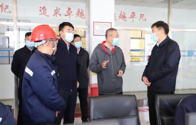 鸡西市市长孙成坤一行光临东升国际官网调查调研